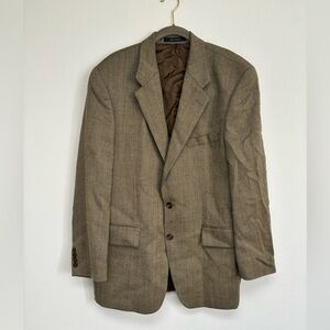 Vintage Chaps Ralph Lauren March Fields Brown Oversized Blazer men’s 42R